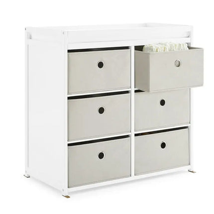 White changing table
