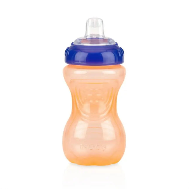 Nuby No-Spill Easy Grip Soft-Spout Sippy Cup – 10 oz, 3‑Pack