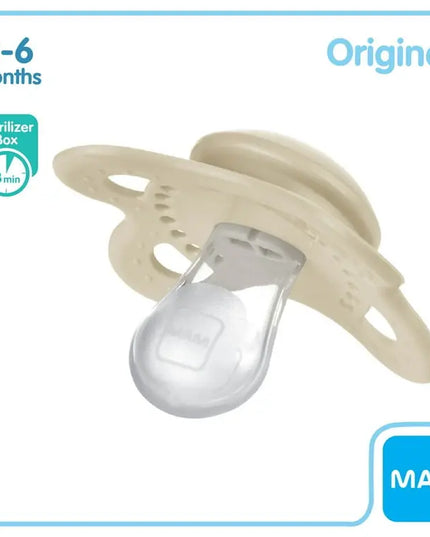 MAM Original Matte Pacifier, 0-6 Months, 2 Pack
