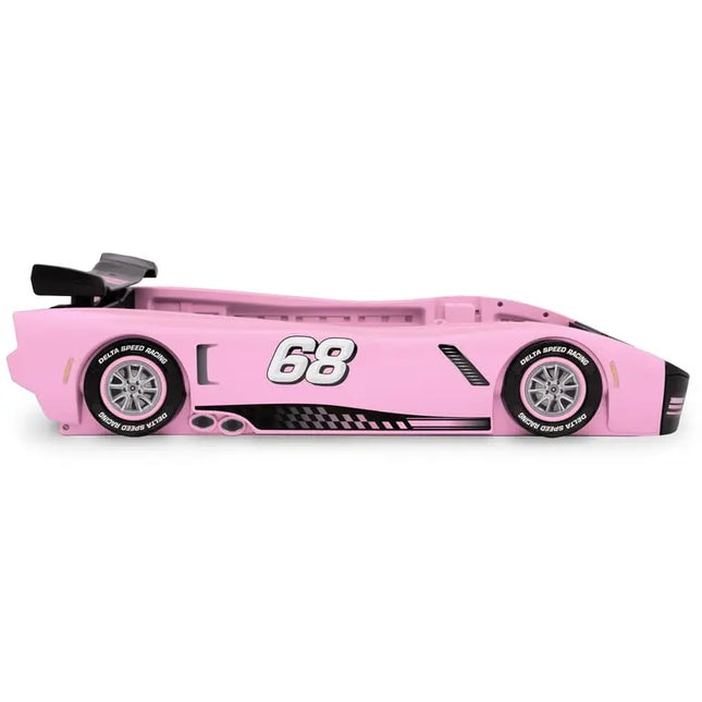 Delta Children™ Turbo Race Car Twin Bed | Kids’ Speedy Racecar Frame