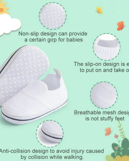 Bonario Infant Casual Sneakers – Slip‑On Soft Sole