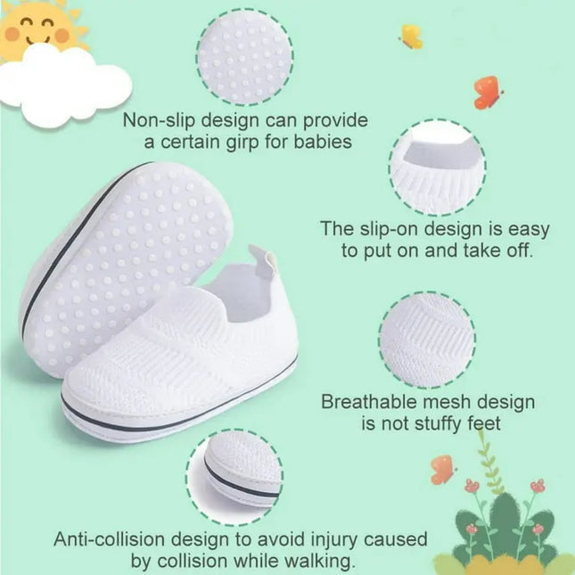 Bonario Infant Casual Sneakers – Slip‑On Soft Sole