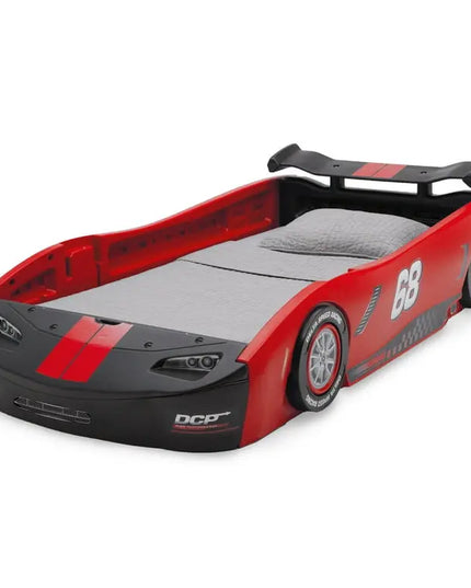 Delta Children™ Turbo Race Car Twin Bed | Kids’ Speedy Racecar Frame