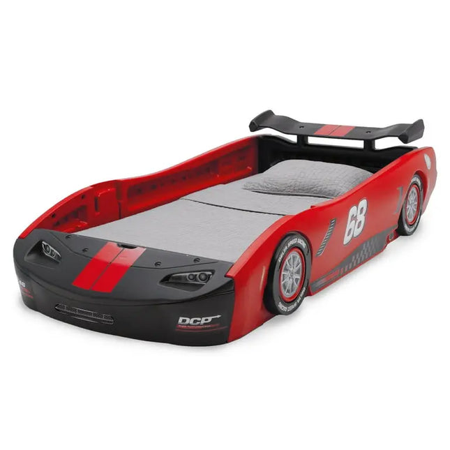 Delta Children™ Turbo Race Car Twin Bed | Kids’ Speedy Racecar Frame