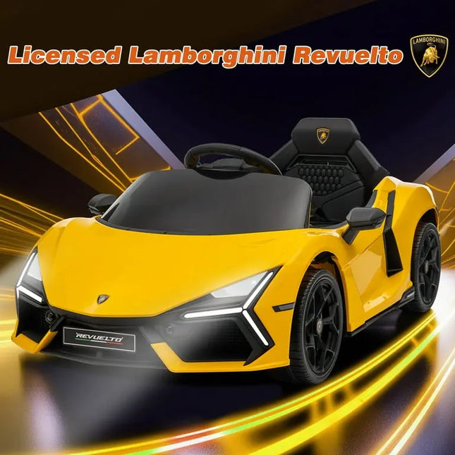 Kerry Yoo 12V Licensed Lamborghini Revuelto Ride-On Car | Kids