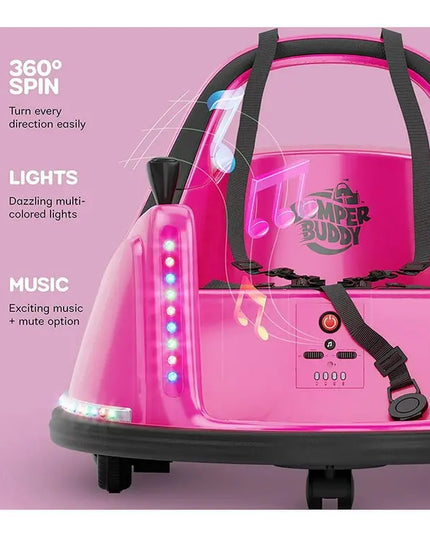 Bumper Buddy 12 V 2‑Speed Electric Bumper Car for Kids & Toddlers