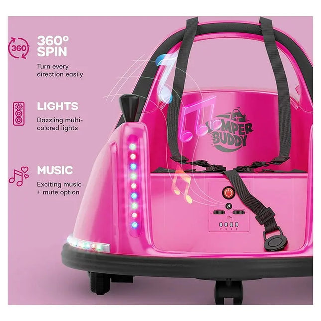 Bumper Buddy 12 V 2‑Speed Electric Bumper Car for Kids & Toddlers