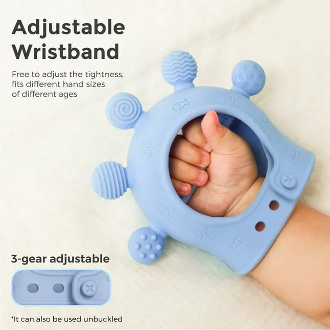 Momcozy™ Silicone Baby Teether Toy | BPA‑Free for 0–12 Months