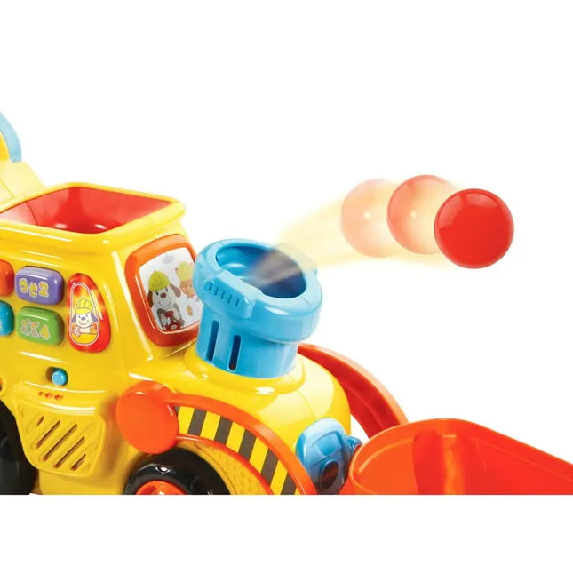 VTech® Pop‑a‑Balls™ Push & Pop Bulldozer | Learning Push‑Along Toy