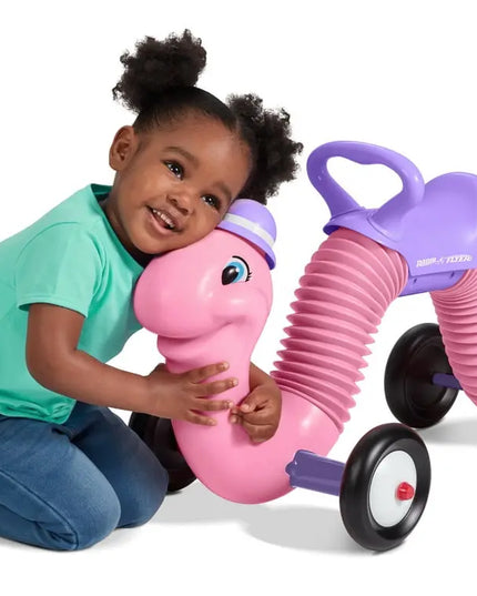 Radio Flyer Inchworm Classic Bounce & Go Ride-On | 50 lb Capacity