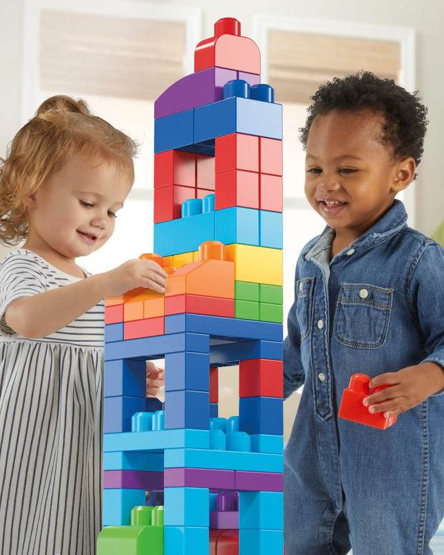Mega Bloks™ Fisher‑Price Big Building Bag | 80‑Piece Toddler Construction Set