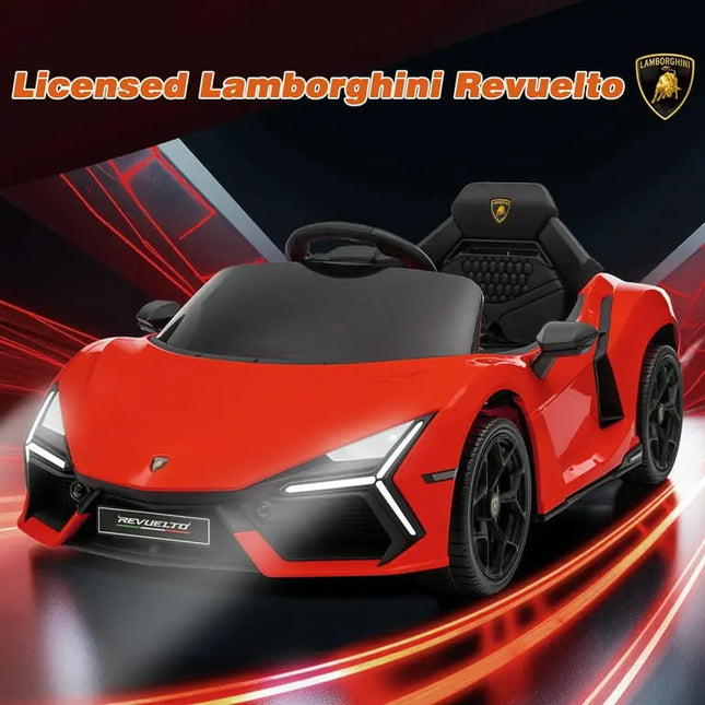 Kerry Yoo 12V Licensed Lamborghini Revuelto Ride-On Car | Kids