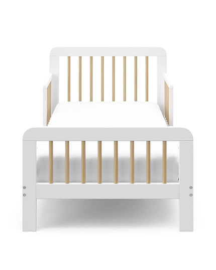 Storkcraft® Pasadena Toddler Bed | Guardrails & Footboard | Fits Crib Mattress