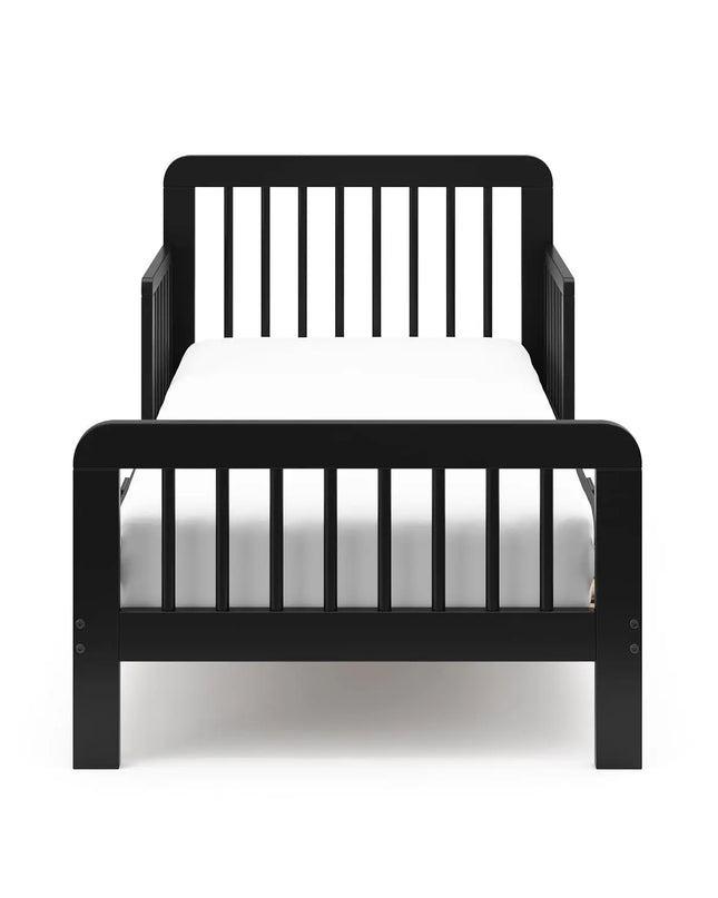 Storkcraft® Pasadena Toddler Bed | Guardrails & Footboard | Fits Crib Mattress