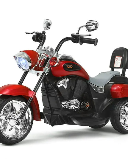 Costway 3‑Wheel Battery-Powered Ride‑On Motorcycle (6 V)