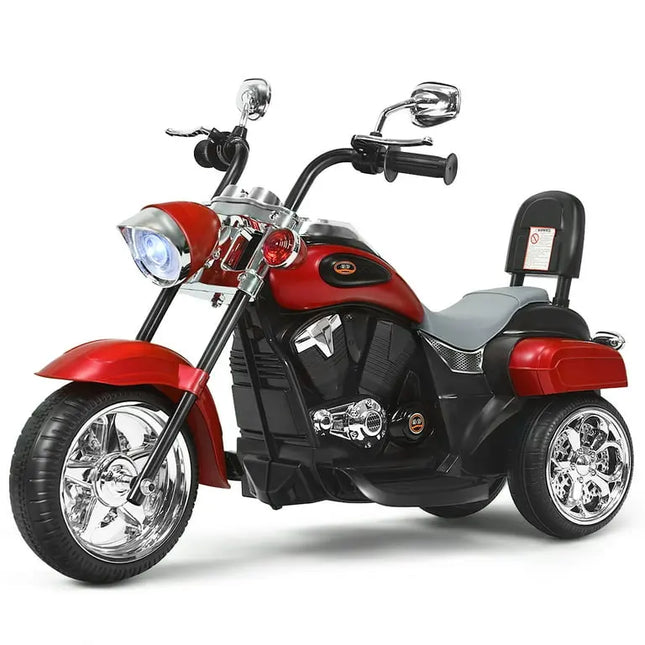 Costway 3‑Wheel Battery-Powered Ride‑On Motorcycle (6 V)