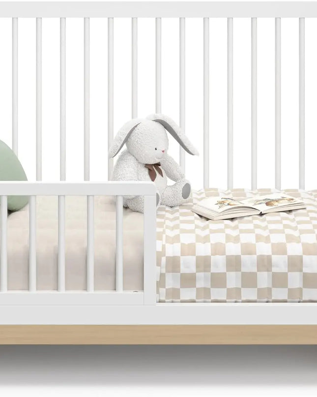 Storkcraft™ Santorini™ Deluxe 5‑in‑1 Convertible Crib | Curved Base