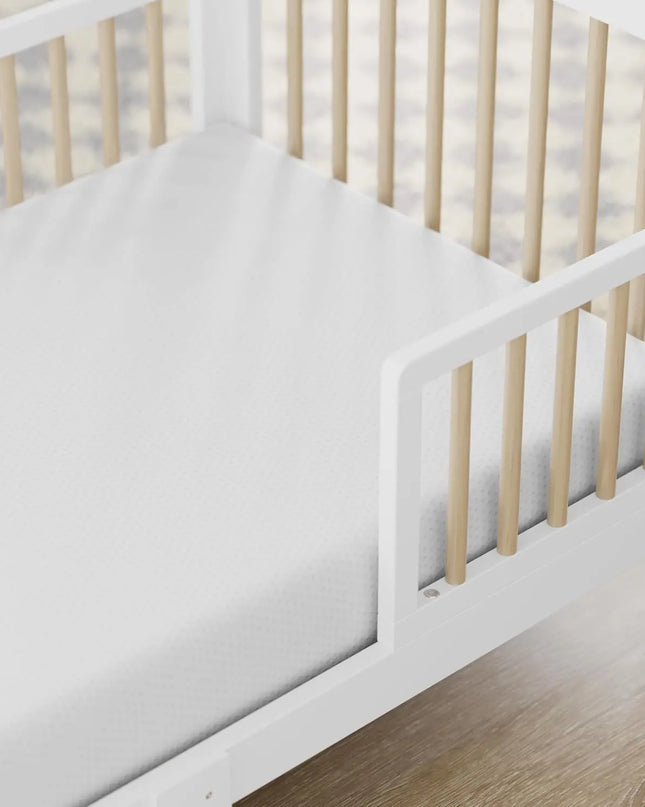 Storkcraft® Pasadena Toddler Bed | Guardrails & Footboard | Fits Crib Mattress