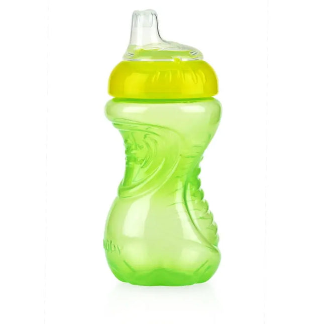 Nuby No-Spill Easy Grip Soft-Spout Sippy Cup – 10 oz, 3‑Pack
