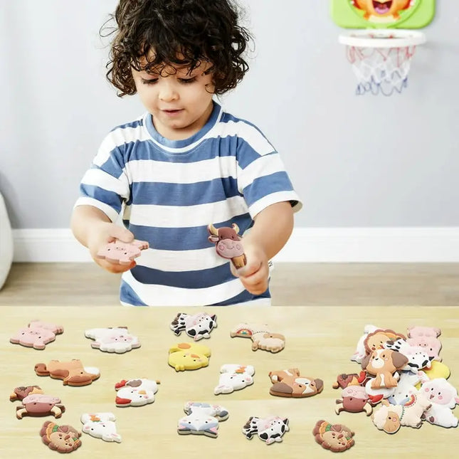 Joyfy™ Animal Alphabet Magnetic Letters