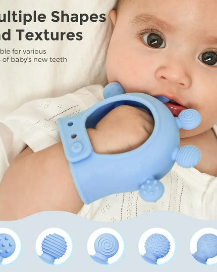 Momcozy™ Silicone Baby Teether Toy | BPA‑Free for 0–12 Months