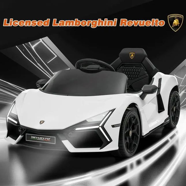 Kerry Yoo 12V Licensed Lamborghini Revuelto Ride-On Car | Kids