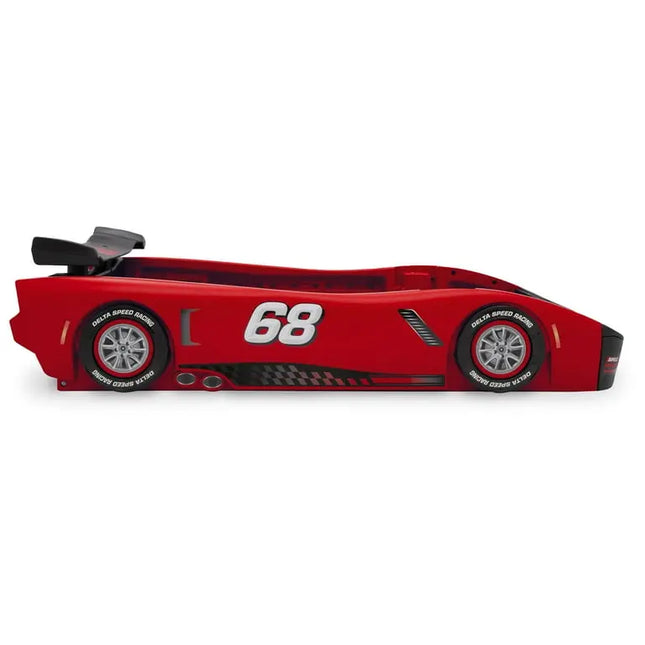 Delta Children™ Turbo Race Car Twin Bed | Kids’ Speedy Racecar Frame