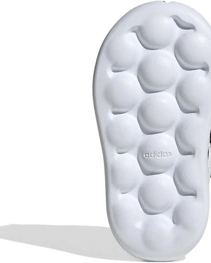 White Adidas sneaker sole on a white background