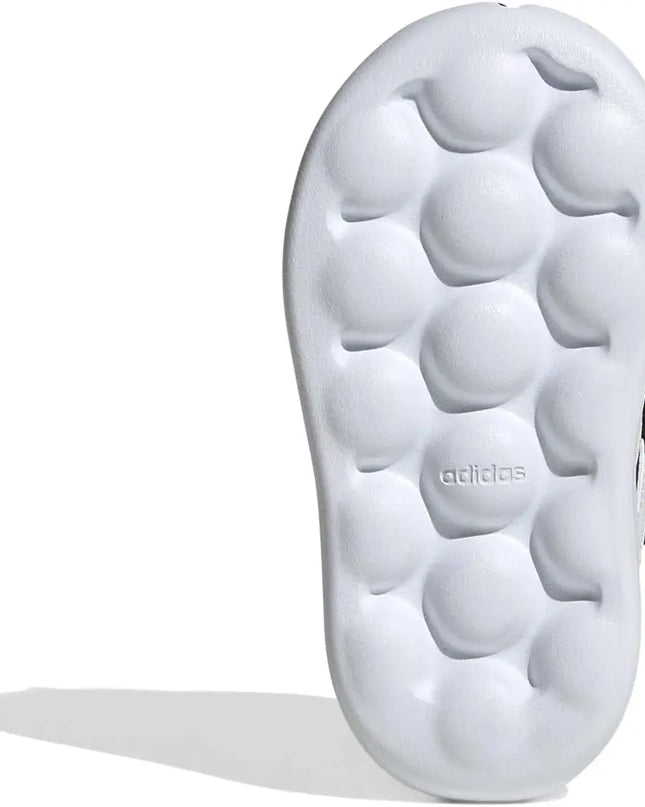 White Adidas sneaker sole on a white background