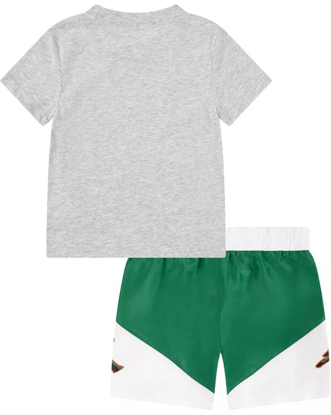 Jordan Toddler Boys 2‑Piece Stacked Play Shorts & T‑Shirt Set