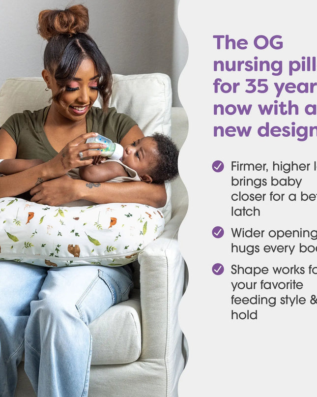Boppy® Bare Naked® Nursing Pillow – Firm Support Nursing & Bottle-Feeding Cushion
