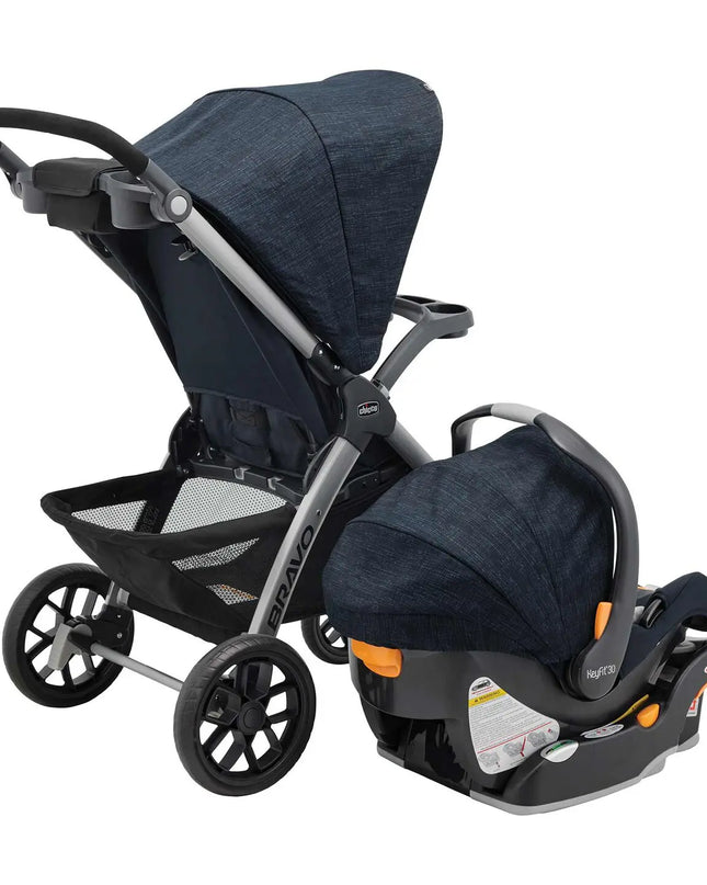 Chicco™ Bravo® 3-in-1 Trio Travel System – Bravo Stroller & KeyFit® 30 Infant Car Seat