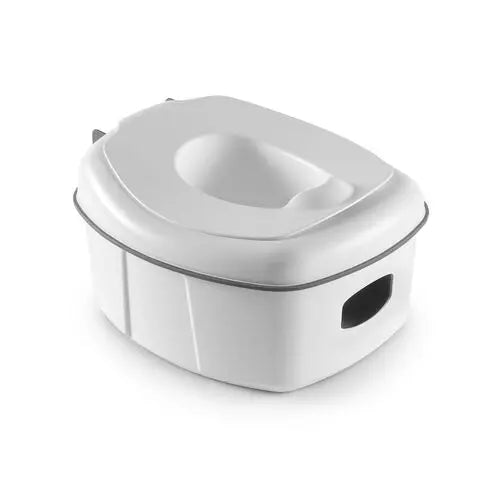 White pet water fountain on a white background