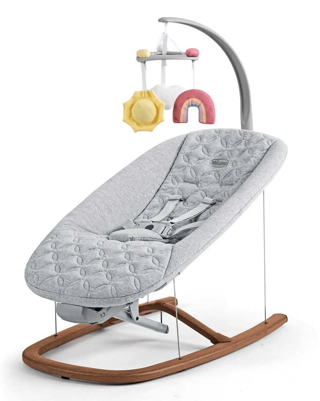 Chicco Float™ Baby Seat – Organic Cotton Infant Bouncer with Toy Bar