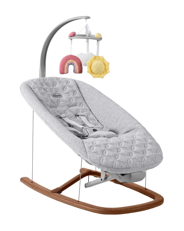 Chicco Float™ Baby Seat – Organic Cotton Infant Bouncer with Toy Bar