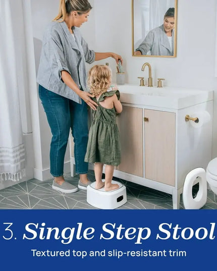 Chicco™ 3-in-1 Potty Training System – Toddler Potty, Toilet Topper & Step Stool with Adjustable Spray Shield