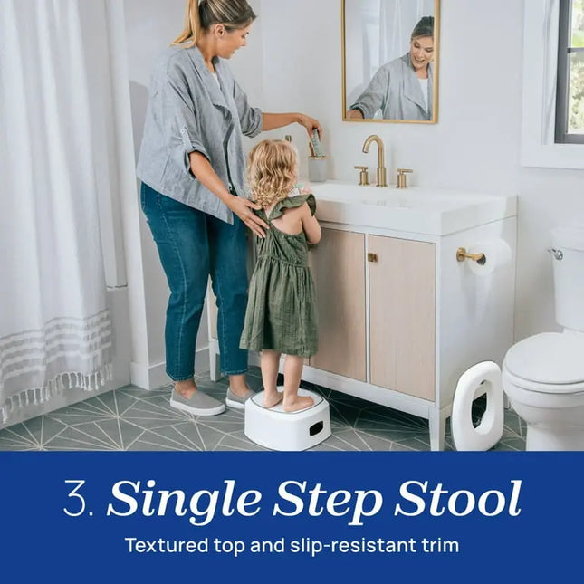 Chicco™ 3-in-1 Potty Training System – Toddler Potty, Toilet Topper & Step Stool with Adjustable Spray Shield
