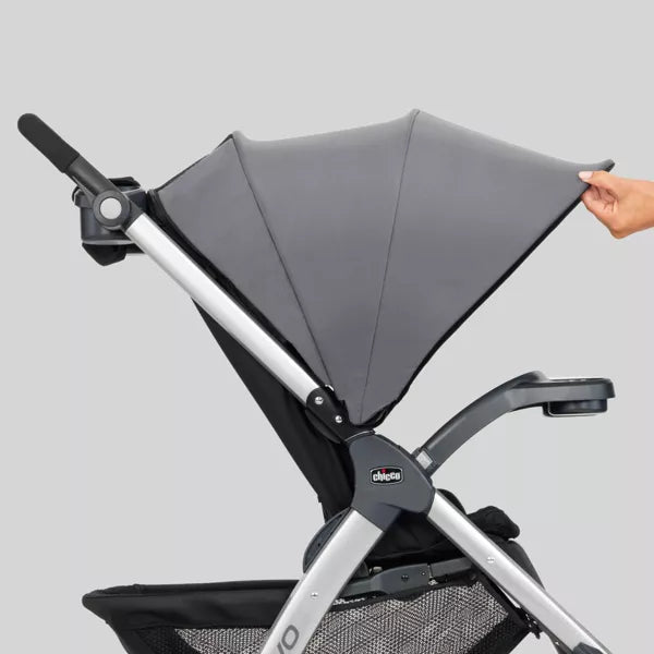 Chicco™ Bravo® Quick-Fold Stroller – 3-in-1 Travel System Frame, Infant & Toddler Stroller