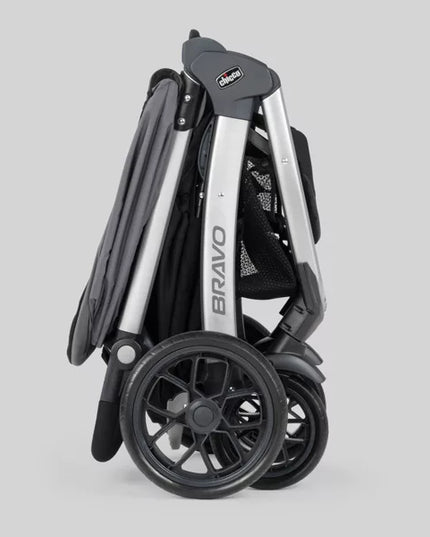 Chicco™ Bravo® Quick-Fold Stroller – 3-in-1 Travel System Frame, Infant & Toddler Stroller