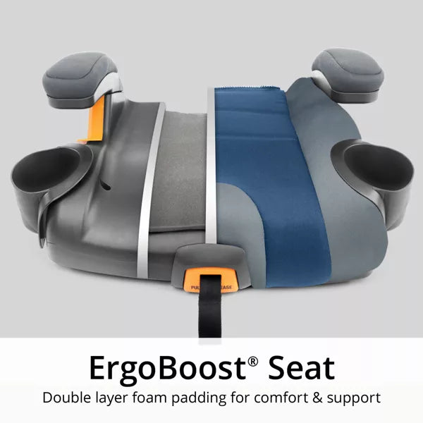 ErgoBoost seat with double layer foam padding on a gray background
