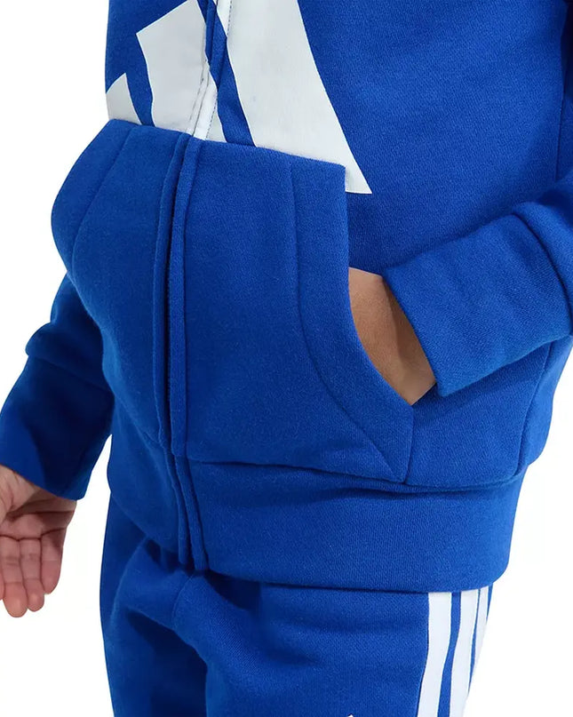 adidas Toddler Big Logo Fleece Jacket & Jogger Set