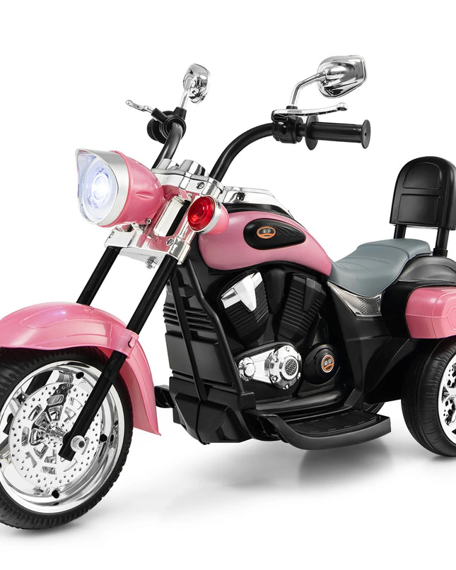Costway 3‑Wheel Battery-Powered Ride‑On Motorcycle (6 V)