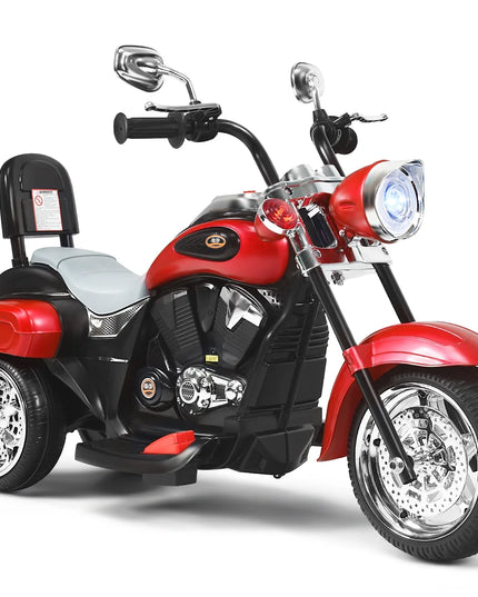 Costway 3‑Wheel Battery-Powered Ride‑On Motorcycle (6 V)