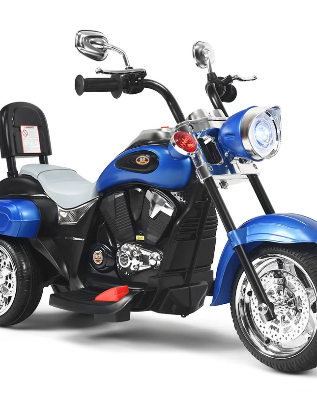 Costway 3‑Wheel Battery-Powered Ride‑On Motorcycle (6 V)