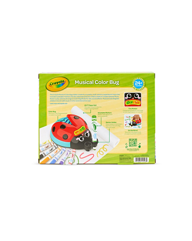 Crayola Musical Color Bug packaging on a white background