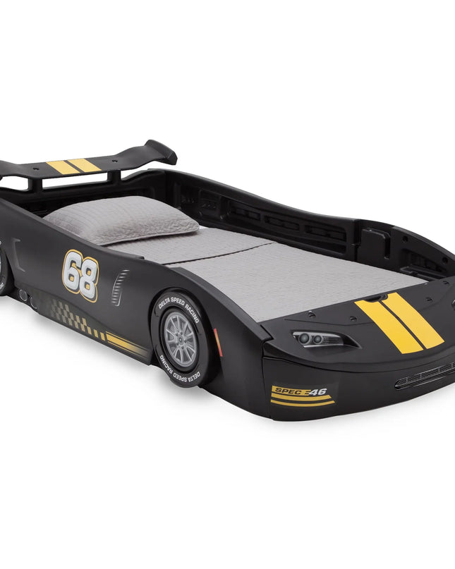 Delta Children™ Turbo Race Car Twin Bed | Kids’ Speedy Racecar Frame
