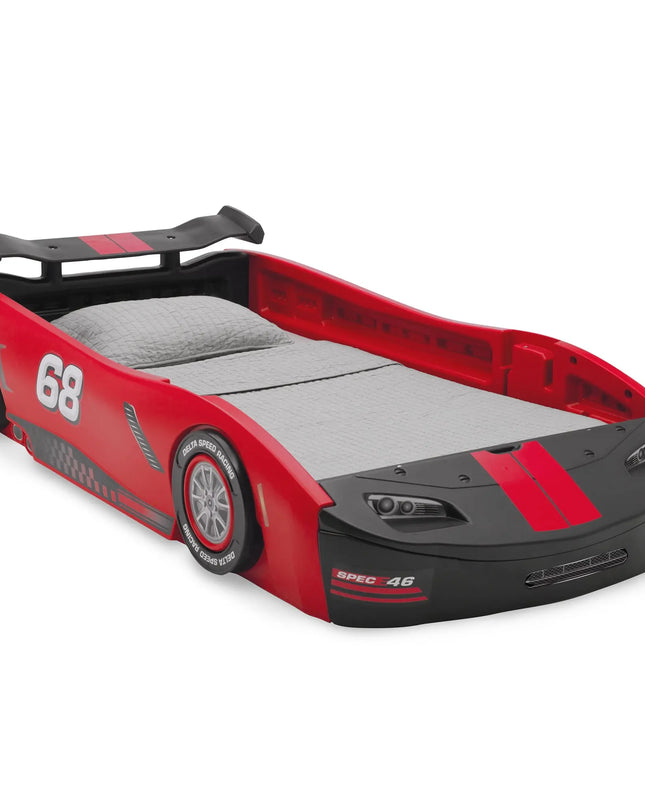 Delta Children™ Turbo Race Car Twin Bed | Kids’ Speedy Racecar Frame