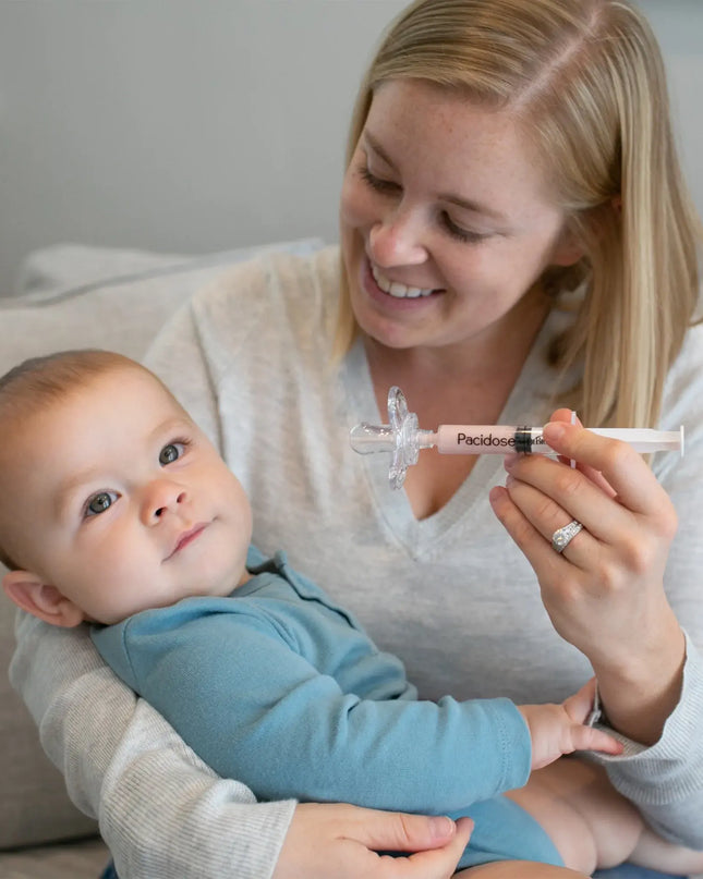 Dr. Brown’s® Pacidose™ Baby & Toddler Liquid Medicine Dispenser with Oral Syringe – 0–6 M & 6–18 M Bulbs, BPA-Free