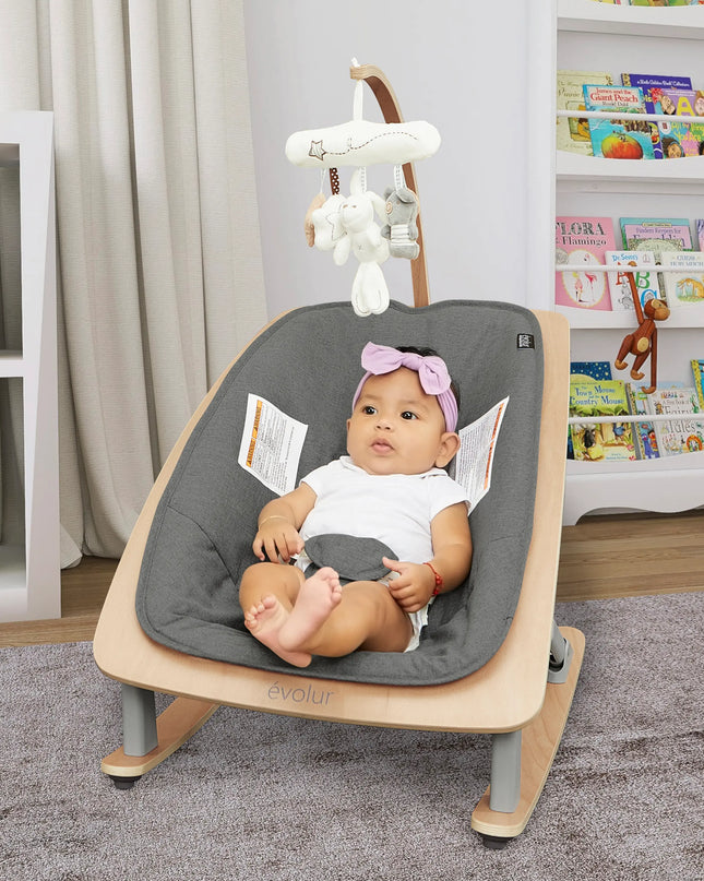 Evolur Tory 2-In-1 Rocker & Chair