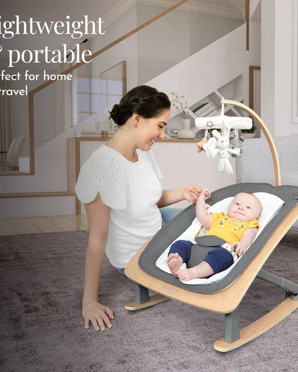 Evolur Tory 2-In-1 Rocker & Chair